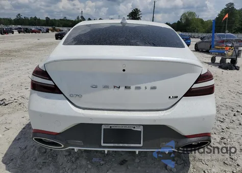 2025 Genesis G70 Sport Advanced из США, поврежденный, VIN KMTG54SE9SU151285